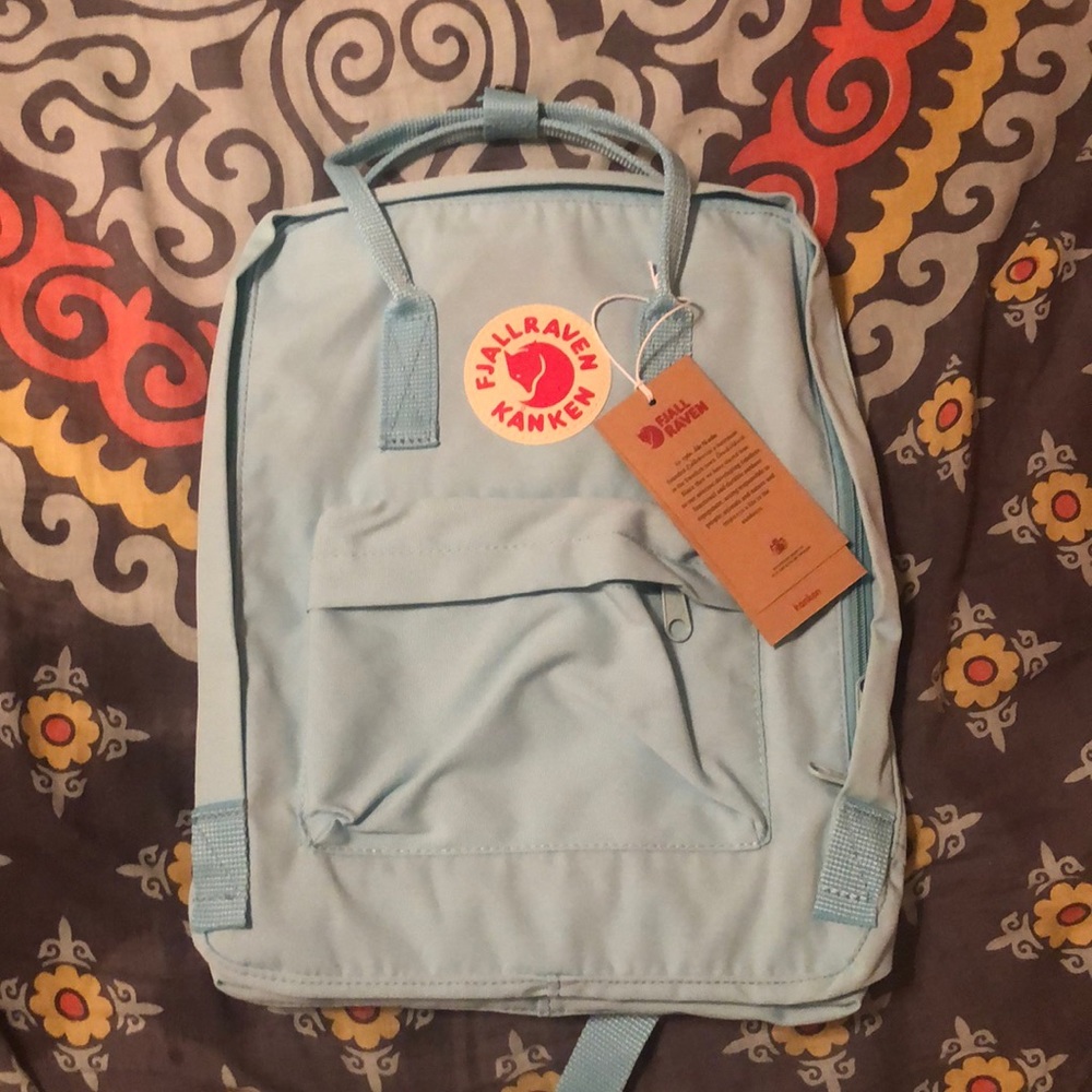 FjallRaven Kanken Backpack 16L Sky Blue